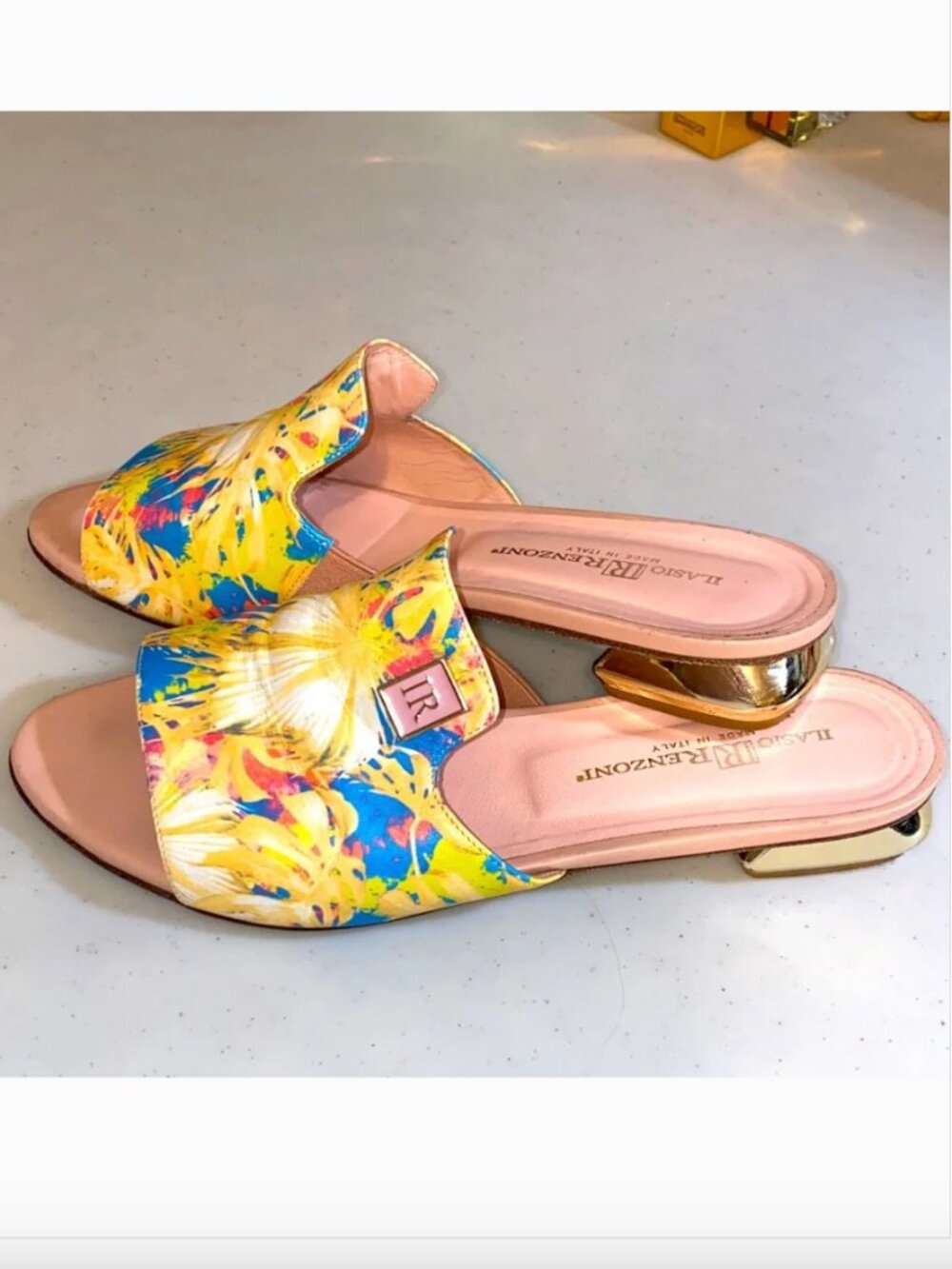 Sandals Renzoni, 100% Leather, size 10